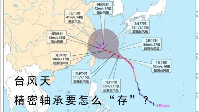 臺風(fēng)天，精密軸承要怎么“存”？